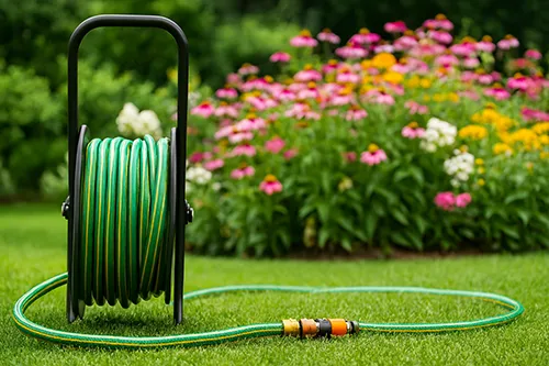 شیلنگ آب و آبیاری باغچه