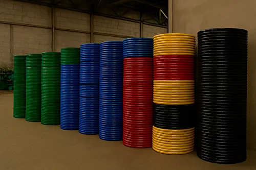 انبار شیلنگ pvc تولید شده